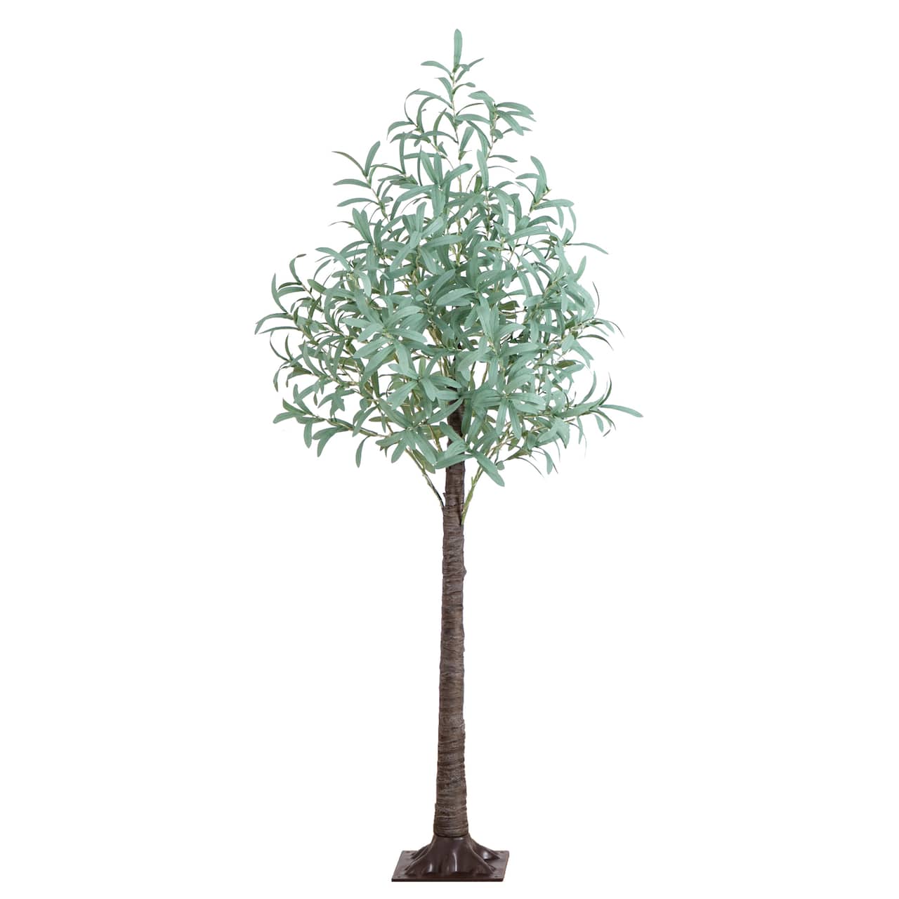 5ft. Pre-Lit Artificial Olive Tree with Warm White LED Lights